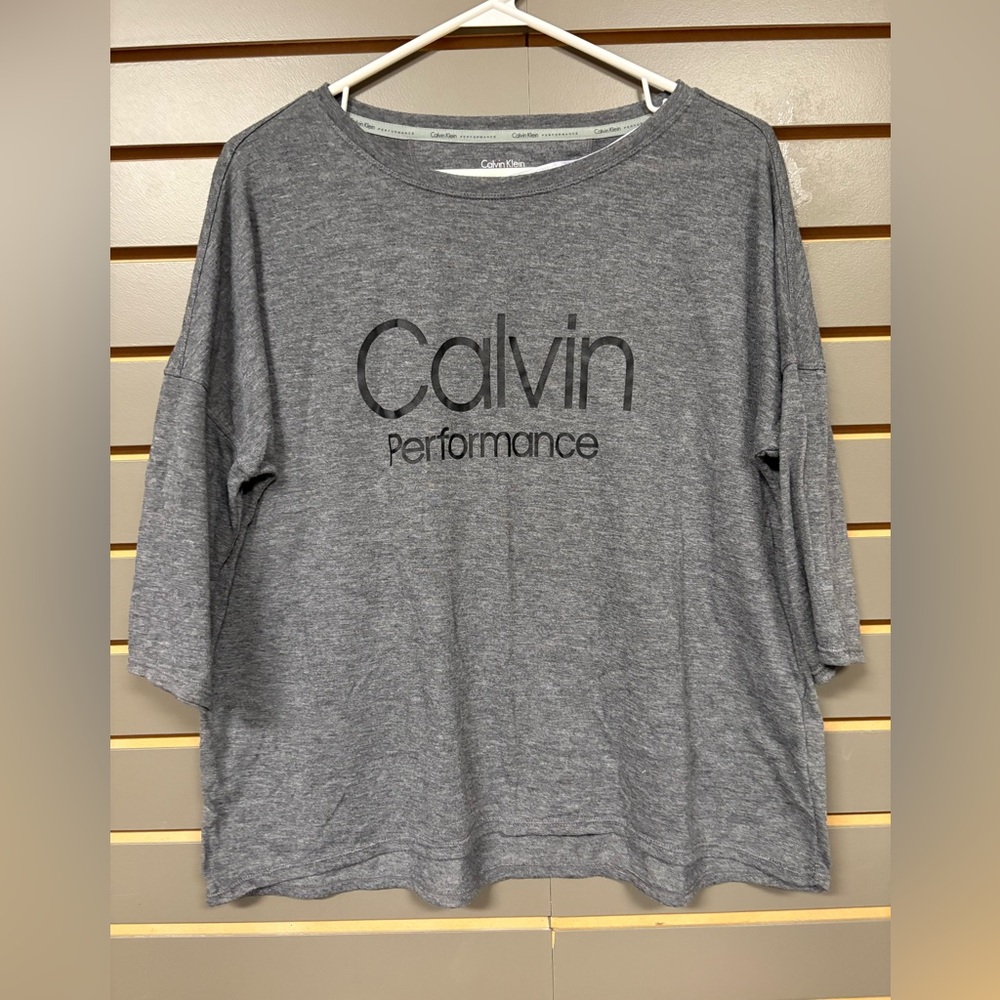 Calvin Klein Gray Women's Top, size M